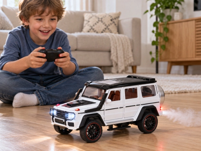 LED světla a efektní mlha