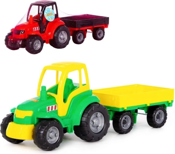 Plastový traktor s odnímatelným valníkem