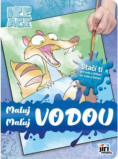 Maluj vodou Doba ledová – kouzelné omalovánky
