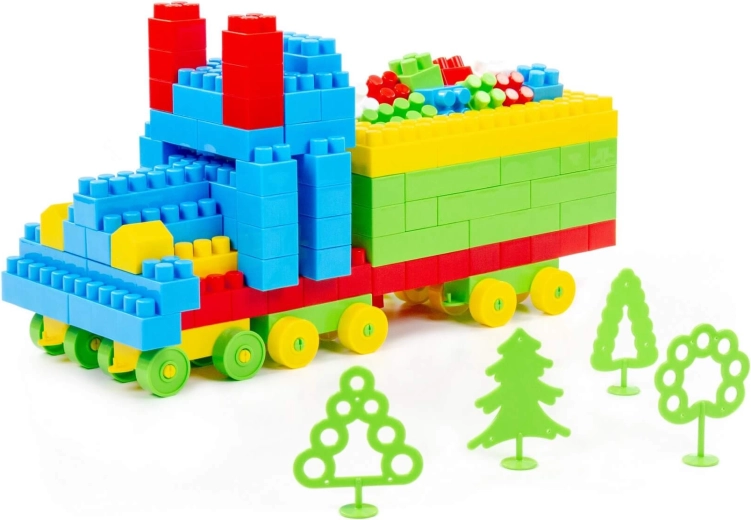 Postavte náklaďák se soupravou na kolech