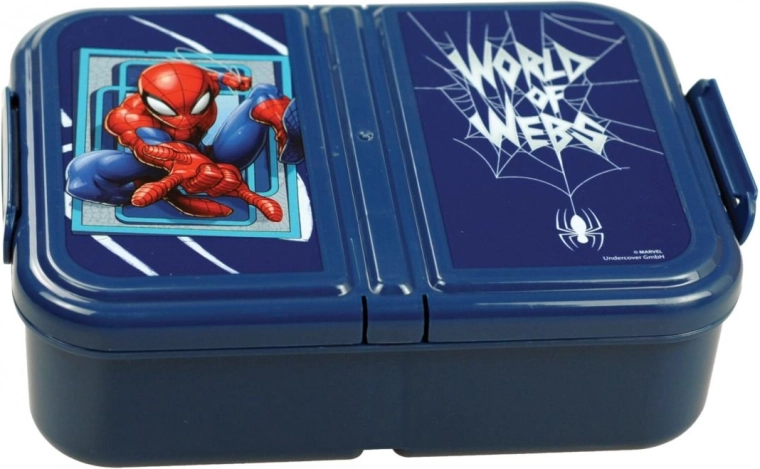 Vícekomorový svačinový box Spiderman