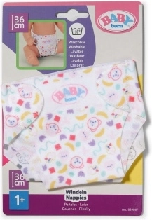 BABY born látkové plenky pro panenky 36 cm - 2 ks