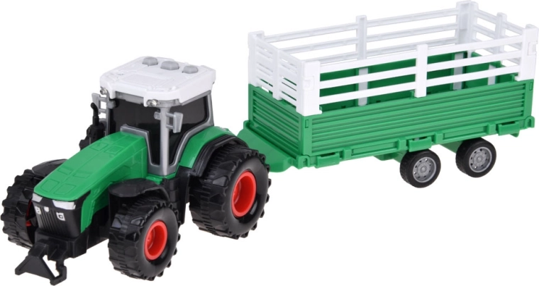Traktor s přívěsem a zvukovými tlačítky