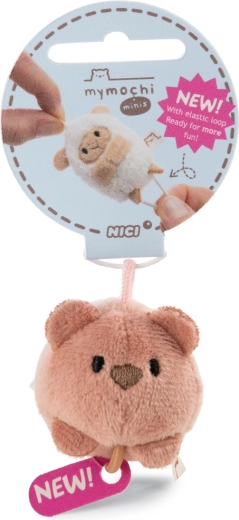 Nici MyMochi mini medvídek Nomo s elastickou gumičkou, 5 cm