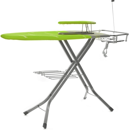 Žehlicí prkno Professional 130 × 48 cm se zásuvkou a rukávníkem