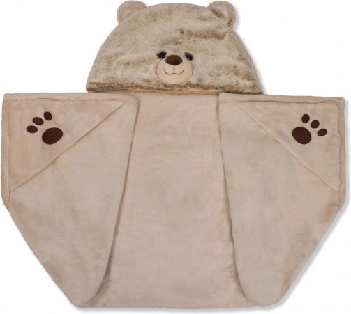Hřejivá deka s kapucí Medvěd Cozy Noxxiez