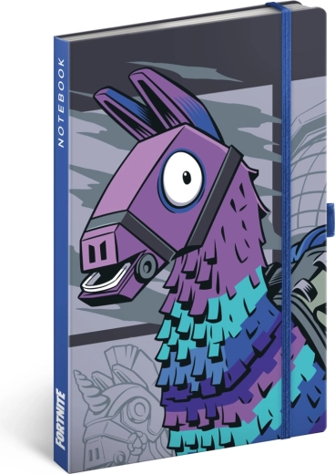 Notique notes Fortnite – lama, linkovaný 13 × 21 cm