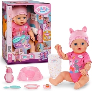 Interaktivní panenka BABY born Emma s kouzelnou rukou 43 cm