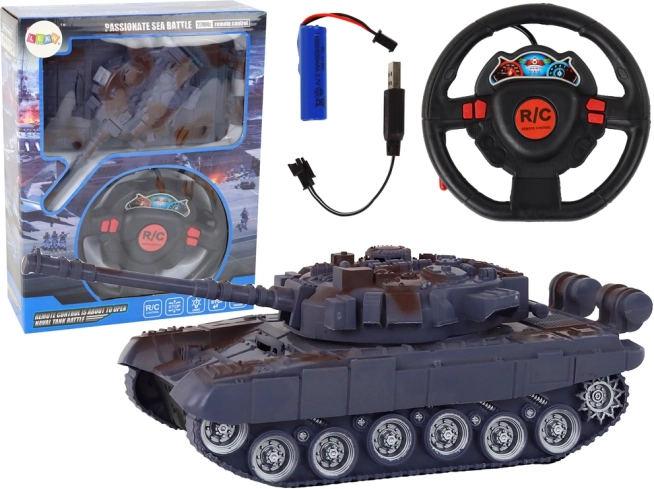 Zdalně řízený tank s efekty světel a zvuku 1:18