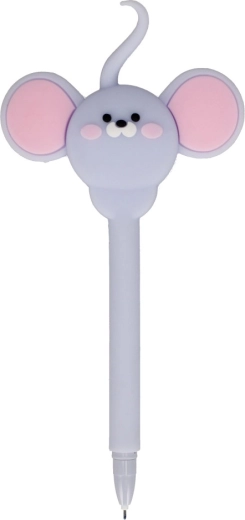 Roztomilý silikonový topper myška