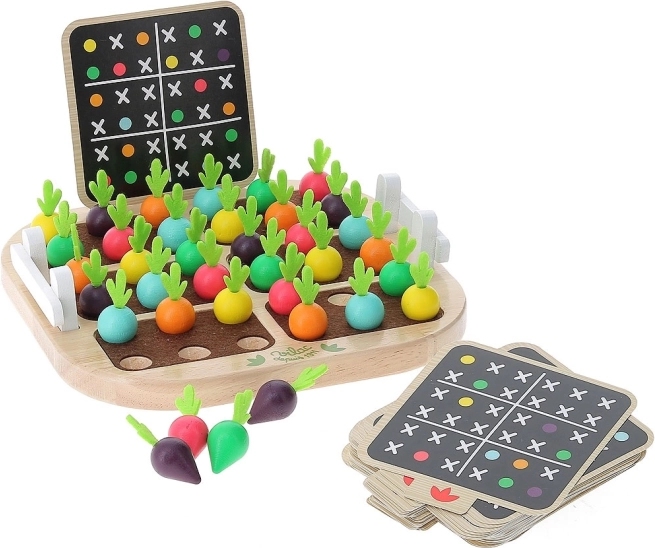 Dřevěné Zeleninové Sudoku pro Děti