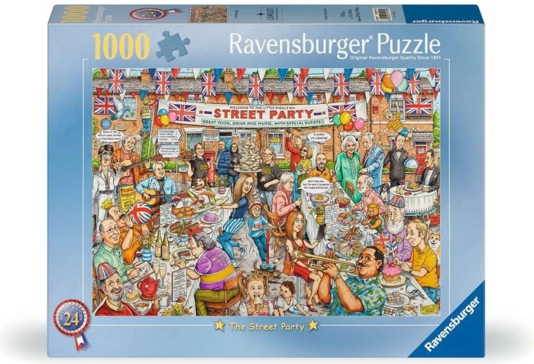Ravensburger puzzle Best of British: Pouliční oslava 1000 dílků