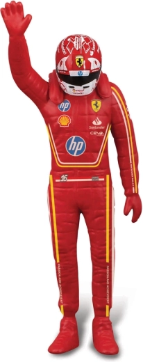 Figurka jezdce Charles Leclerc v mistrovské póze