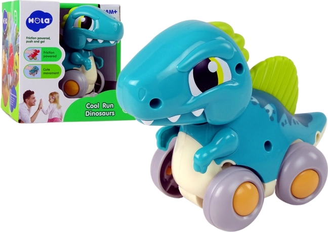 Dinosaurus na kolečkách – modrý Spinosaurus figurka
