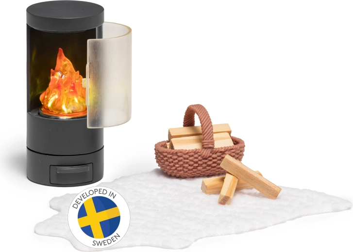 Lundby sada s krbem do domečku pro panenky