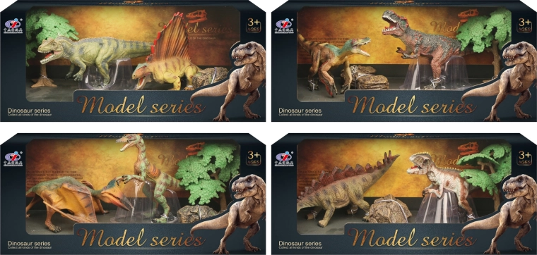 Dinosauří svět set figurek dinosaurů 4 druhy