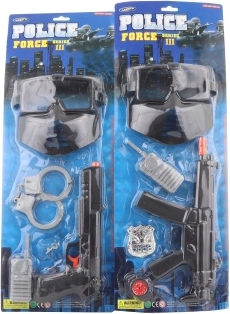 Policejní sada se samopalem pro děti