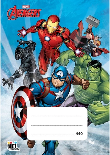 Školní sešit A4 bez linek Avengers