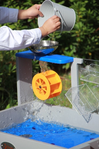 Smyslová hra s vodou i pískem