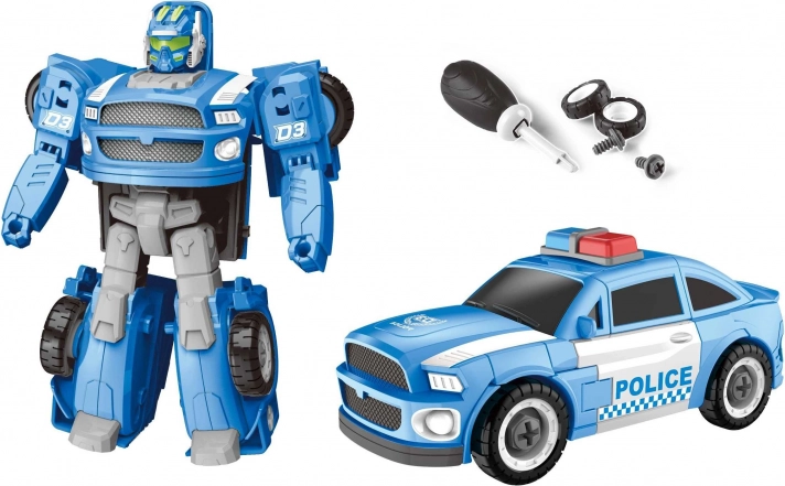Policejní autorobot se šroubovákem 15 cm