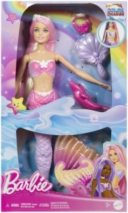 Barbie malibu mořská víla s měnícími se barvami