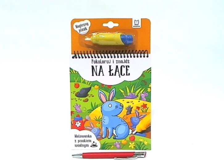 Kouzelné malování vodním fixem na louce