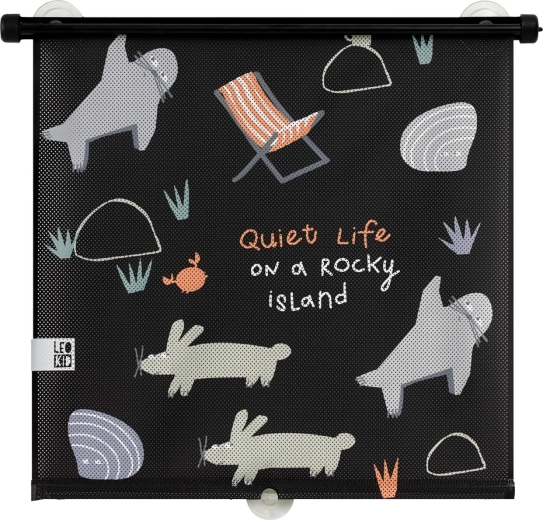 Leokid sluneční clona do auta rocky island