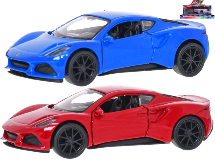 Kovový model auta Lotus Emira 12 cm se zpětným chodem - 1 kus