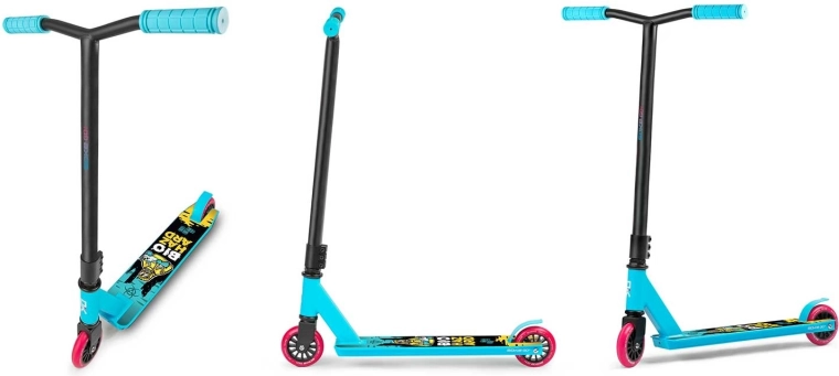 Široká Y řídítka pro maximální stabilitu