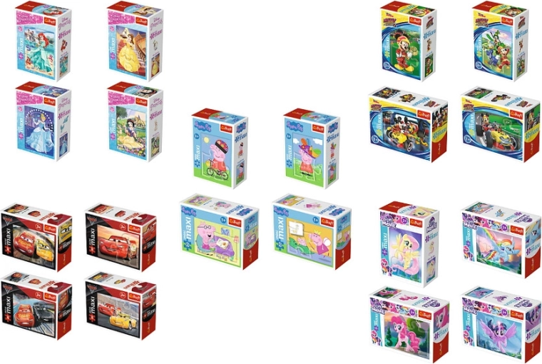 Puzzle Mini Maxi – barevné skládačky pro nejmenší, 20 dílků