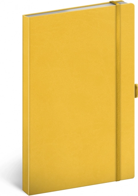 Linkovaný zápisník NOTIQUE žlutý 13 × 21 cm