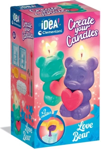 Mini továrna na svíčky Medvídci – kreativní sada pro děti