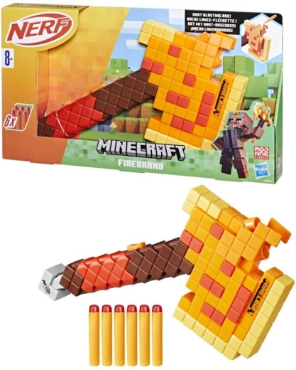 Hasbro Nerf Minecraft Firebrand Blaster