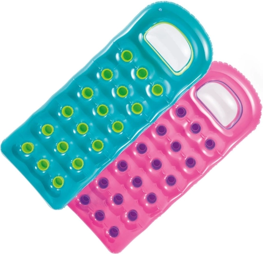 Nafukovací plážové lehátko s okénkem 188 × 71 cm Intex – tyrkysové