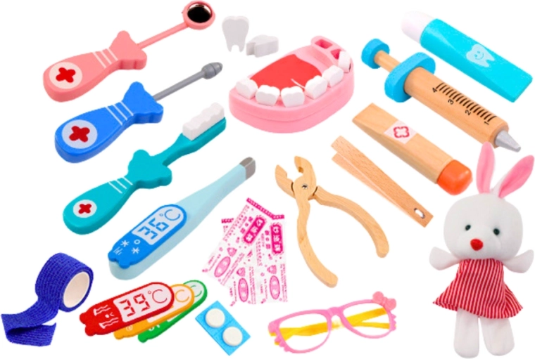 Stomatologický koutek a plyšový pacient