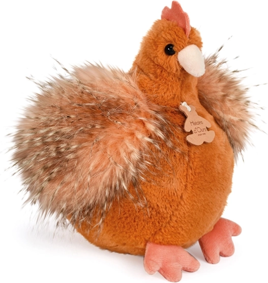 Plyšová slepička zrzavá 20 cm