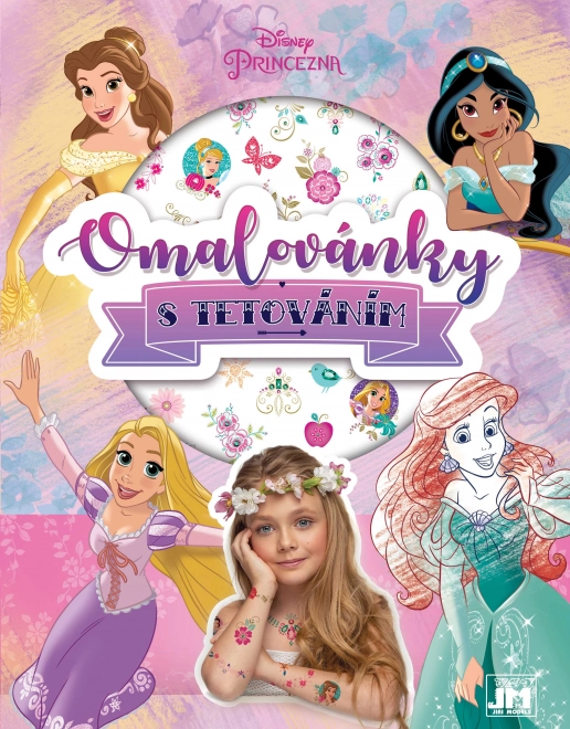 Omalovánky s tetováním Disney princezny