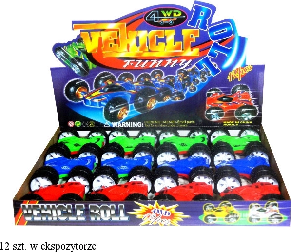 Auto přemet s frikčním pohonem