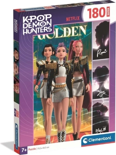 Clementoni puzzle Super K‑Pop Demon Hunters 180 dílků