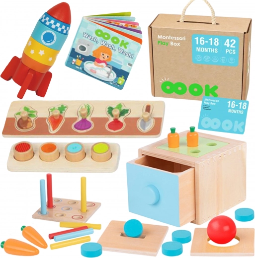 Montessori vzdělávací box Tooky Toy 7v1
