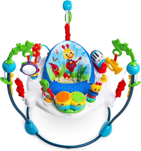 Baby Einstein skákadlo a aktivní centrum 2v1 Neighborhood Symphony
