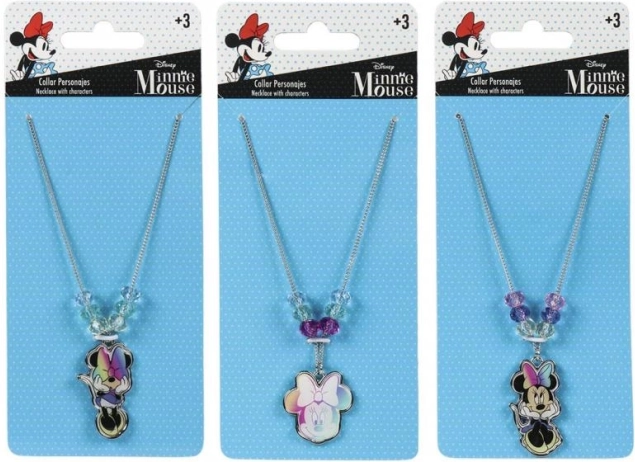 Dětský náhrdelník s přívěskem Minnie Mouse - 1 kus