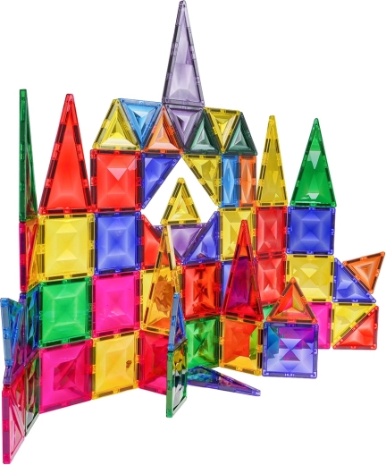 Průsvitné barevné dílky pro hravé učení