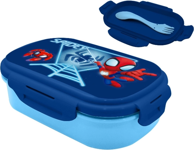 Svačinový box SPIDEY se sadou příborů