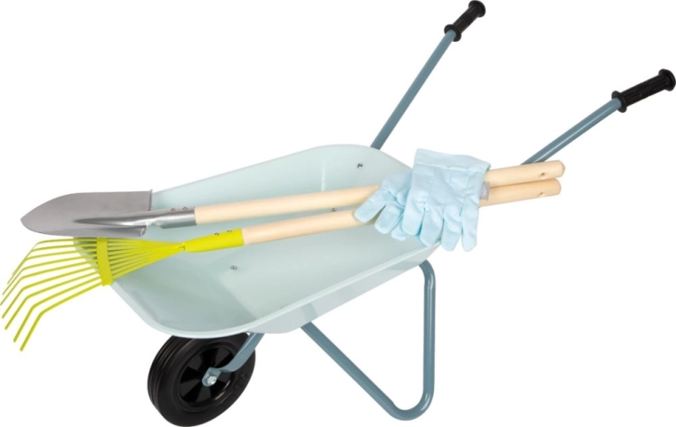 Pevné kovové kolečko pro malé pomocníky