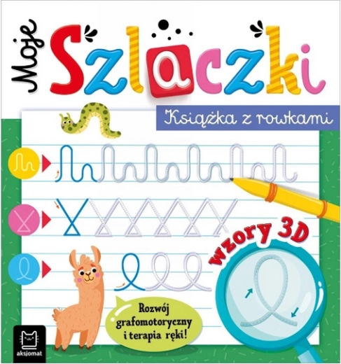 Moje šrafy – kniha s drážkami a 3D vzory