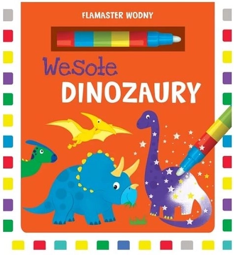 Veselí dinosauři – vodní omalovánky s fixem