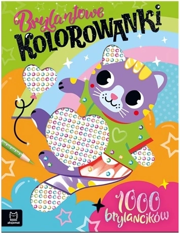 Brylantové omalovánky s koťátkem – 1000 nalepovacích kamínků