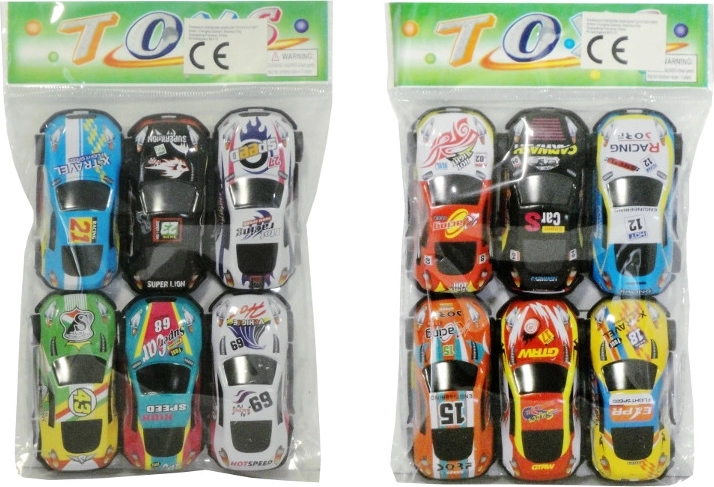 Plastové autíčko s pohonem na setrvačník