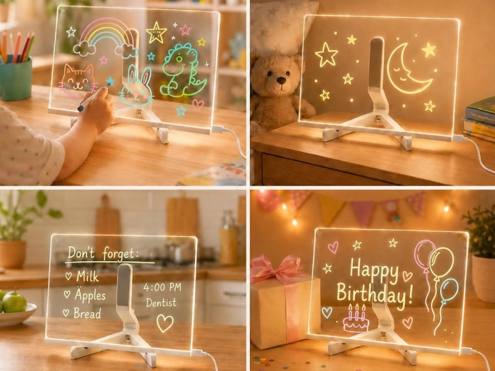 Neonový efekt díky LED podsvícení